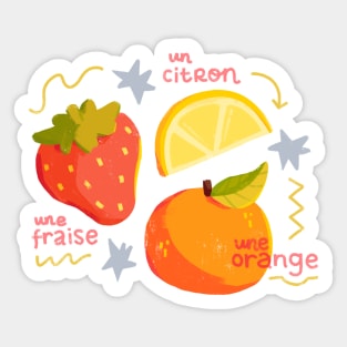 Des Fruits Sticker